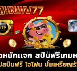 สปินฟรี เล่นเกมได้เงิน